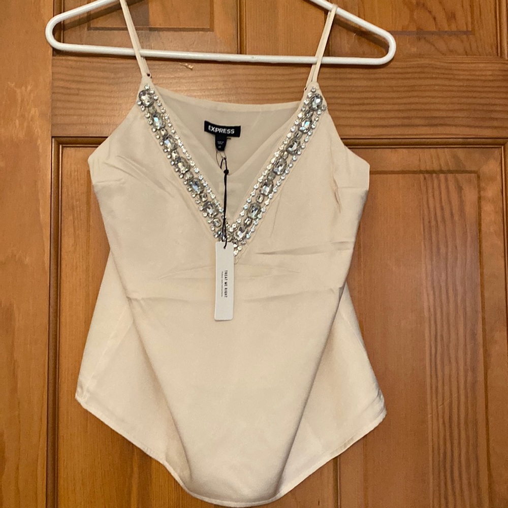 Embellished tank top